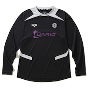 (メンズ)サッカーウェア ドライプラス ロングスリーブ プラシャツ 4F0012-SCWR-741HD BLK