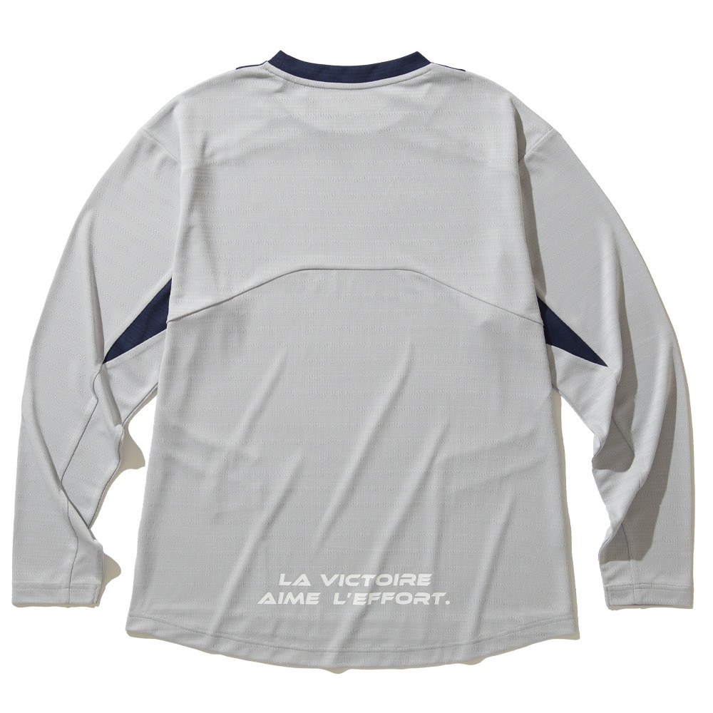 デュアリグ（DUARIG）（メンズ）サッカーウェア ドライプラス ロングスリーブ プラシャツ 4F0012-SCWR-741HD LGRY