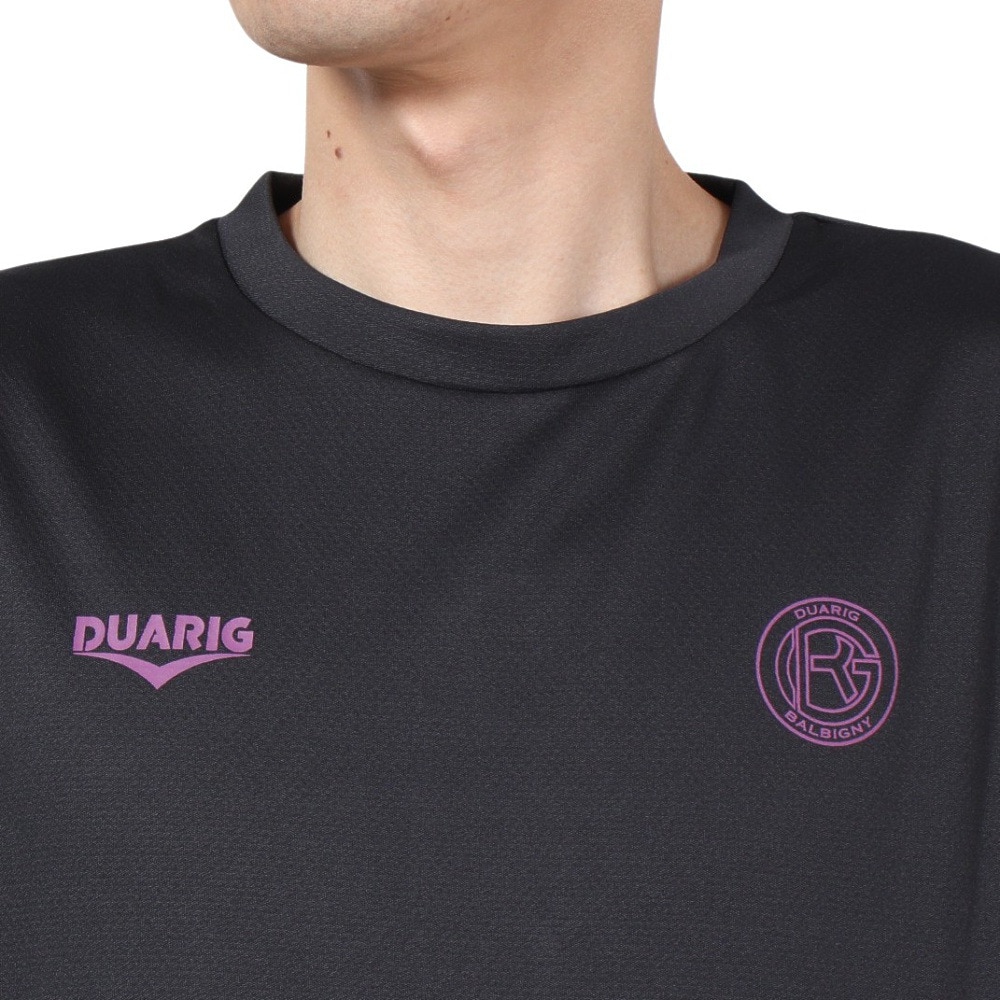 デュアリグ（DUARIG）（メンズ）サッカーウェア DRY WARM ロングスリーブ プラシャツ 4F0013-SCWR-741HD BLK
