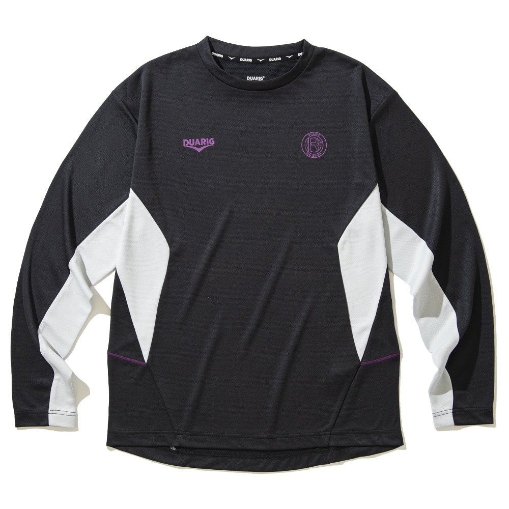 デュアリグ（DUARIG）（メンズ）サッカーウェア DRY WARM ロングスリーブ プラシャツ 4F0013-SCWR-741HD BLK