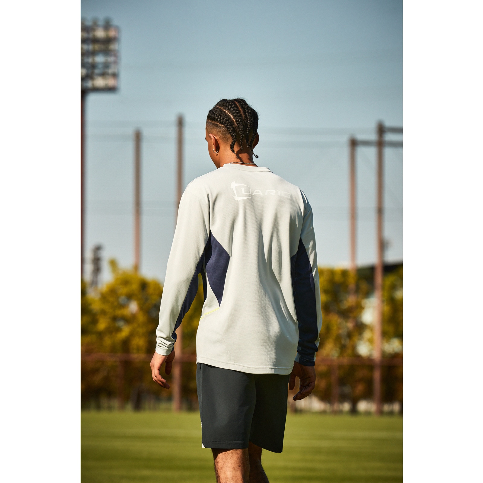 デュアリグ（DUARIG）（メンズ）サッカーウェア ドライウォーム 長袖プラクティスシャツ 4F0013-SCWR-741HD LGRY