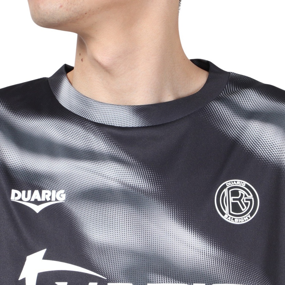 デュアリグ（DUARIG）（メンズ）サッカーウェア ドライプラス ロングスリーブ 昇華プラシャツ 4F0014-SCWR-741HD BKxGR
