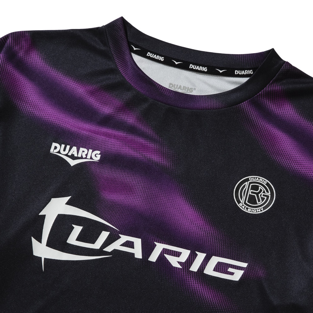 デュアリグ（DUARIG）（メンズ）サッカーウェア ドライプラス ロングスリーブ 昇華プラシャツ 4F0014-SCWR-741HD BKxPU