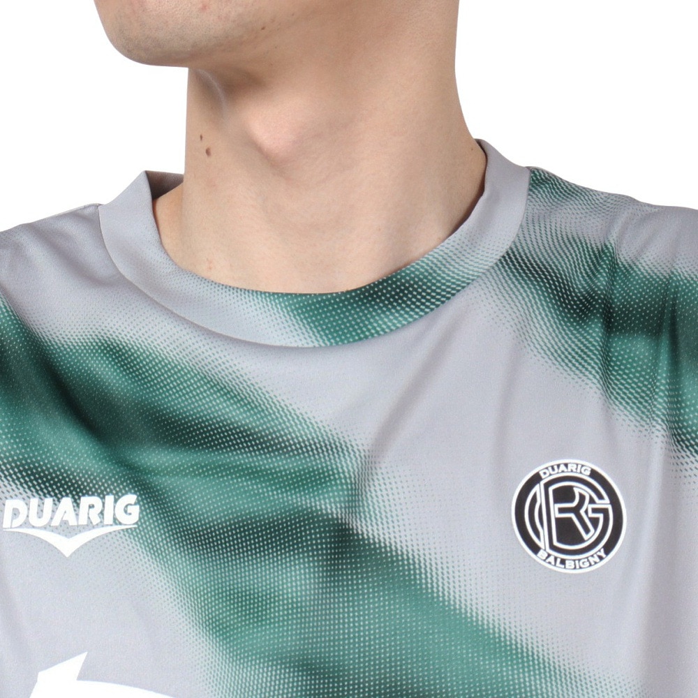 デュアリグ（DUARIG）（メンズ）サッカーウェア ドライプラス昇華プラクティスシャツ 4F0014-SCWR-741HD LGRY