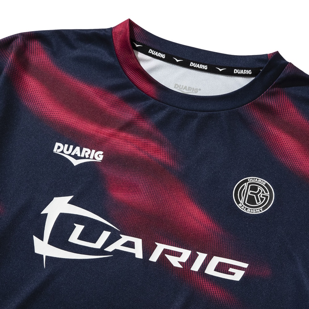 デュアリグ（DUARIG）（メンズ）サッカーウェア ドライプラス ロングスリーブ 昇華プラシャツ 4F0014-SCWR-741HD NVY