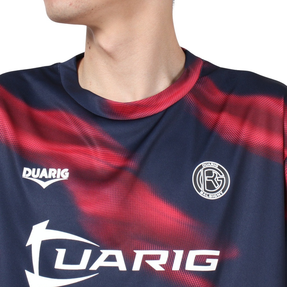 デュアリグ（DUARIG）（メンズ）サッカーウェア ドライプラス ロングスリーブ 昇華プラシャツ 4F0014-SCWR-741HD NVY