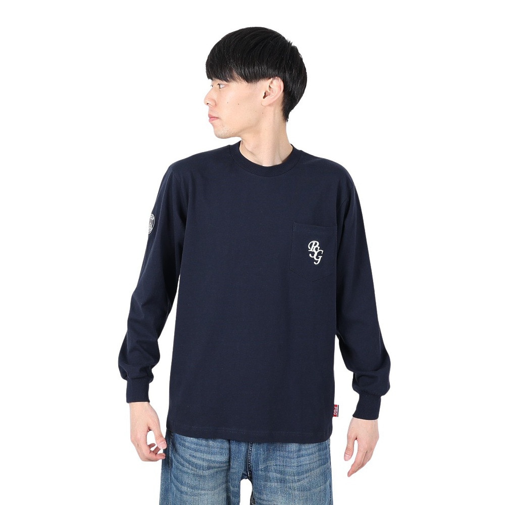パリ サン ジェルマン（PSG）（メンズ、レディース）サッカーウェア 長袖Tシャツ PS0324FW0001-NVY