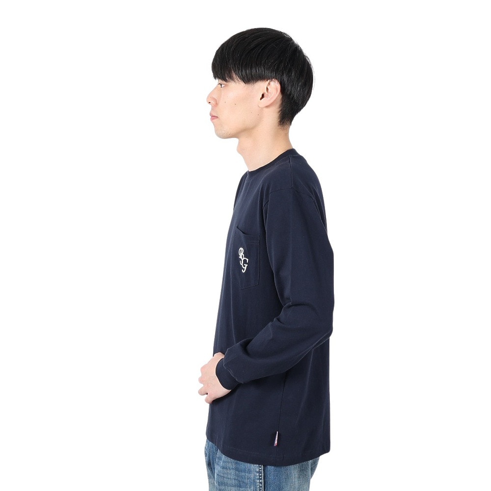 パリ サン ジェルマン（PSG）（メンズ、レディース）サッカーウェア 長袖Tシャツ PS0324FW0001-NVY