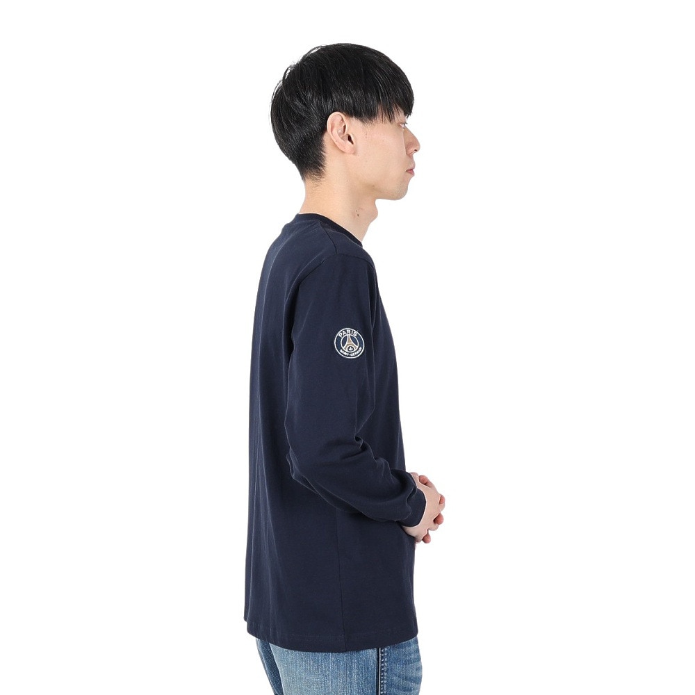 パリ サン ジェルマン（PSG）（メンズ、レディース）サッカーウェア 長袖Tシャツ PS0324FW0001-NVY