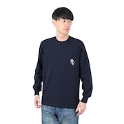 (メンズ、レディース)サッカーウェア 長袖Tシャツ PS0324FW0001-NVY