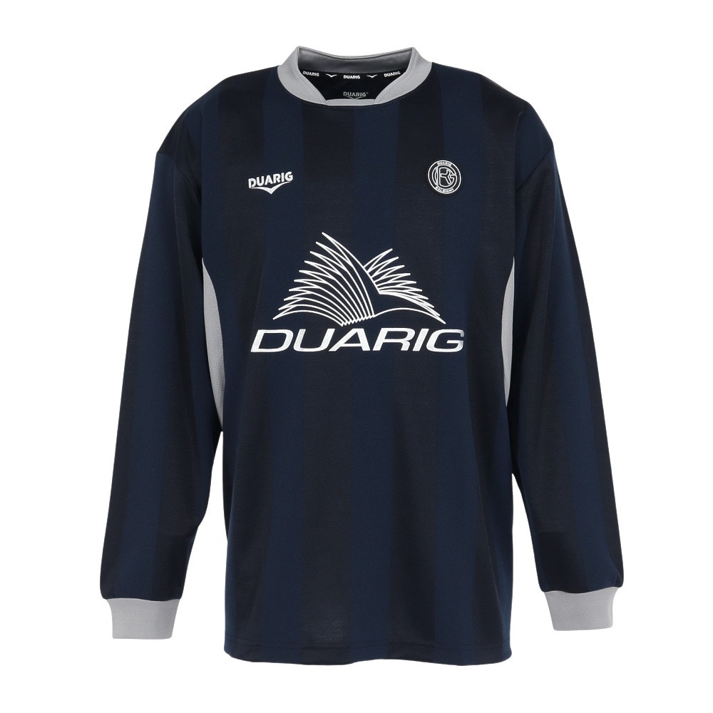 デュアリグ（DUARIG）（メンズ）サッカーウェア ドライプラス 長袖Tシャツ 5F0015-SCWR-741CD DBLU