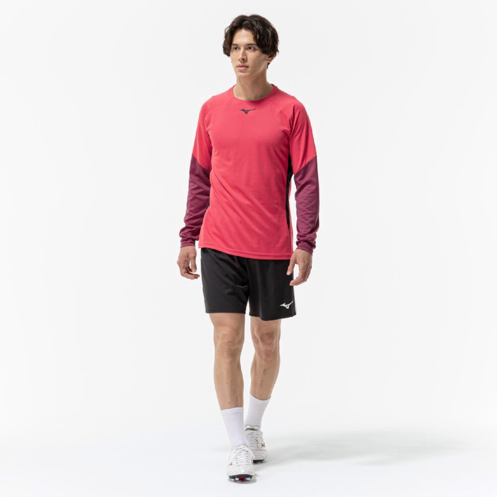 ミズノ（MIZUNO）（メンズ、レディース）サッカーウェア PRO フィールド 長袖Tシャツ P2MAC50564