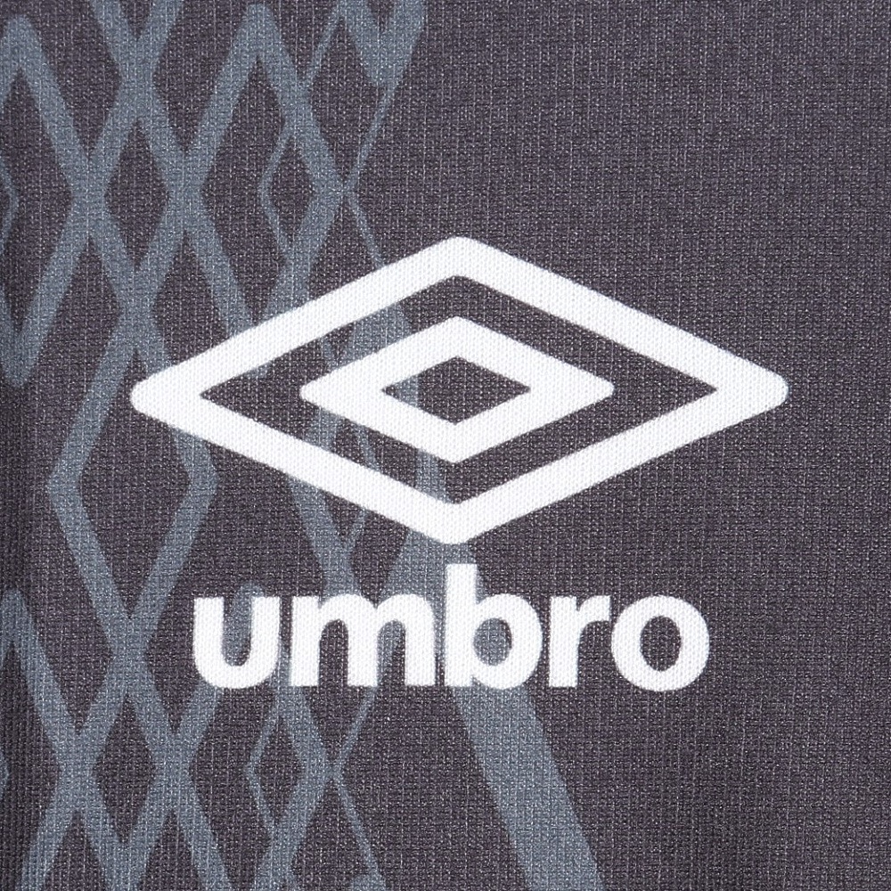 アンブロ（UMBRO）（メンズ）サッカーウェア THIRD グラフィック長袖プラクティスシャツ UF5FLS50M BK00