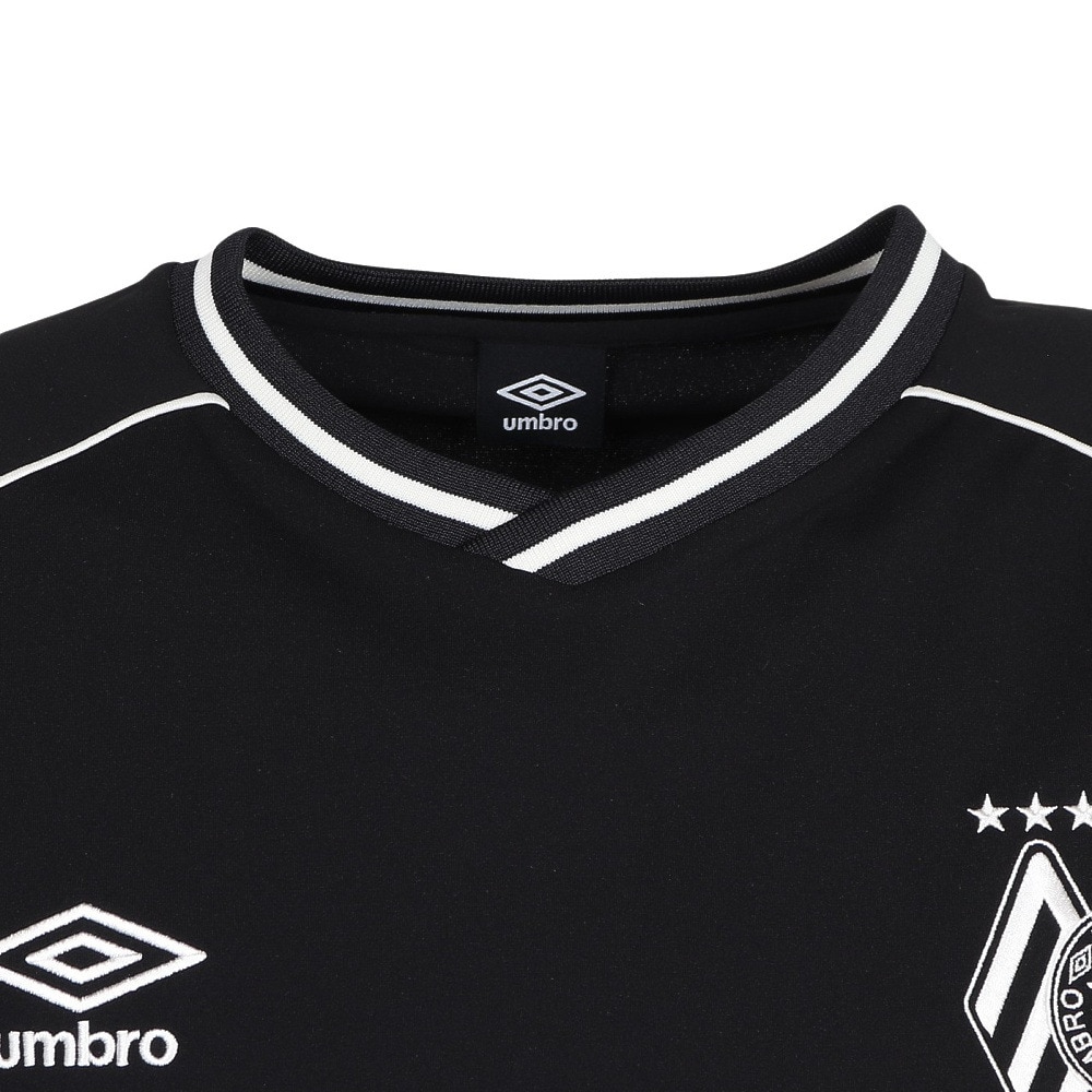 アンブロ（UMBRO）（メンズ）サッカーウェア THIRD フィールテック長袖プラクティスシャツ UF5FLS51M BK00