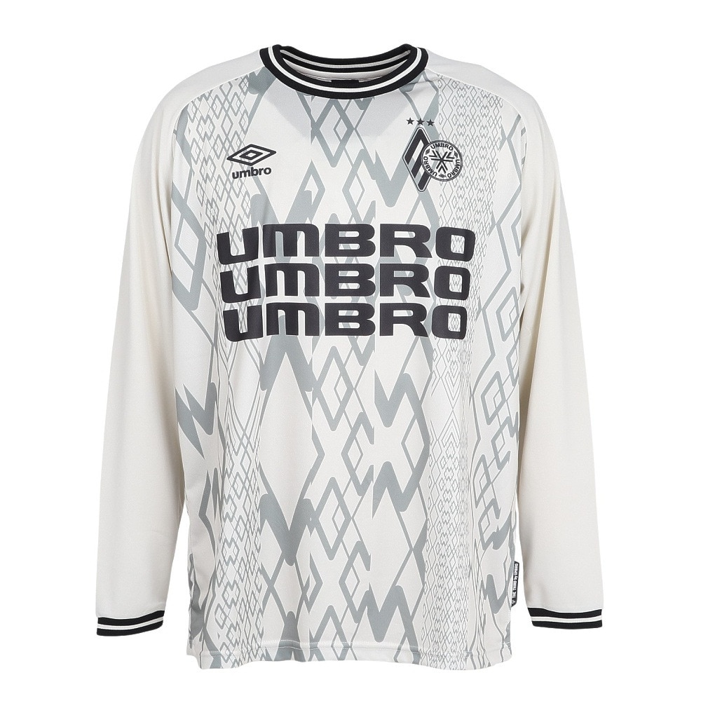 アンブロ（UMBRO）（メンズ）サッカーウェア THIRD グラフィック長袖プラクティスシャツ UF5FLS50M BG00
