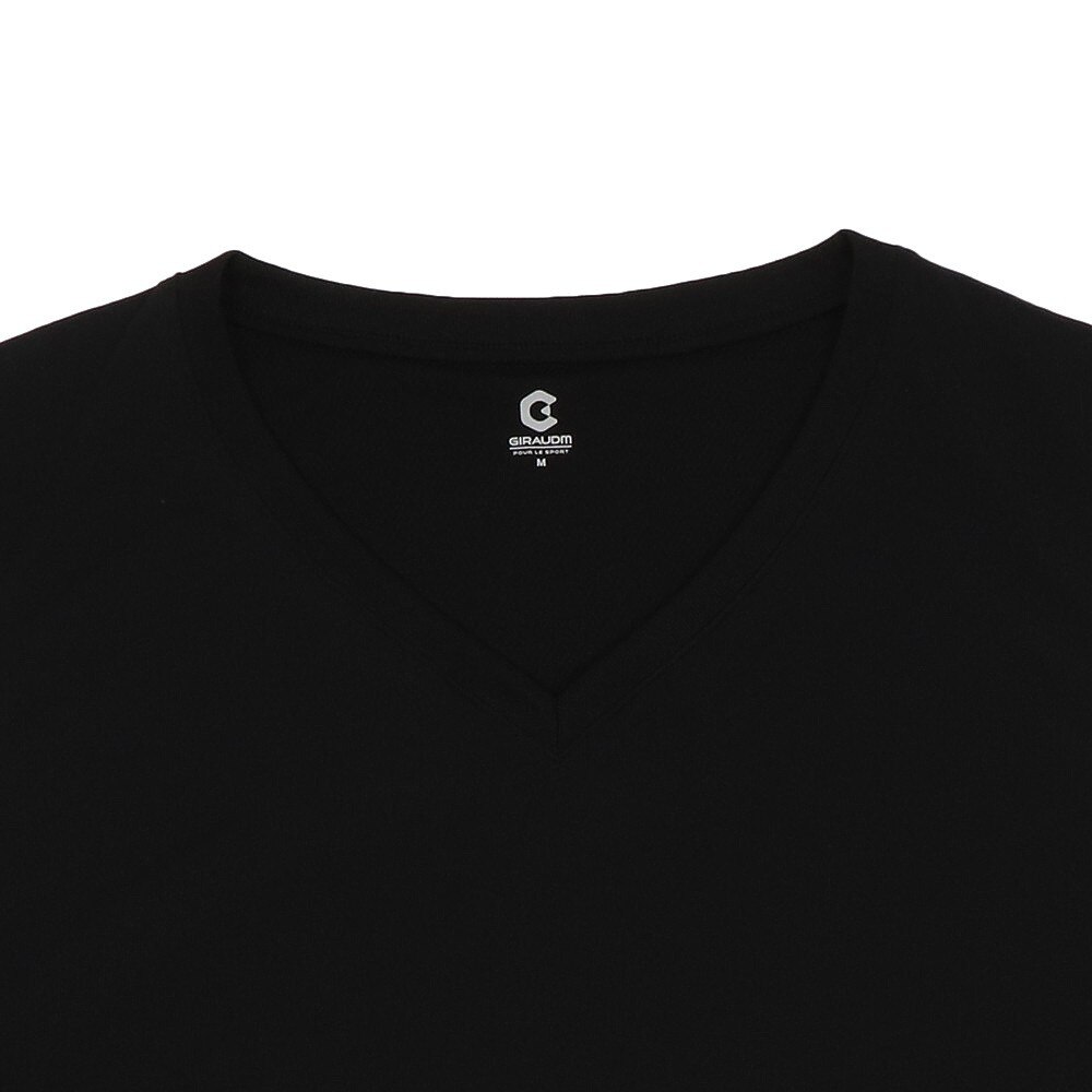 ジローム（GIRAUDM）（メンズ）サッカーウェア ドライプラス高通気Vネックインナーシャツ 741GM0ES9310 BLK..
