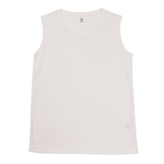 (メンズ)サッカーウェア ドライプラス高通気Vネックインナーシャツ 741GM0ES9310 WHT