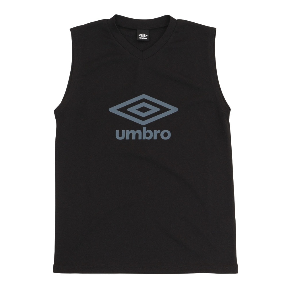 アンブロ（UMBRO）（メンズ）サッカーウェア ノースリーブプラクティスシャツ UUUTJA66 BLK スポーツ用品はスーパースポーツゼビオ