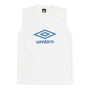 アンブロ（UMBRO）（メンズ）サッカーウェア ノースリーブプラクティスシャツ UUUTJA66 WHT