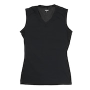 (メンズ)サッカーウェア ドライプラス冷感ノースリーブアンダーシャツ 2S8227-SCWR-741ES BLK 速乾