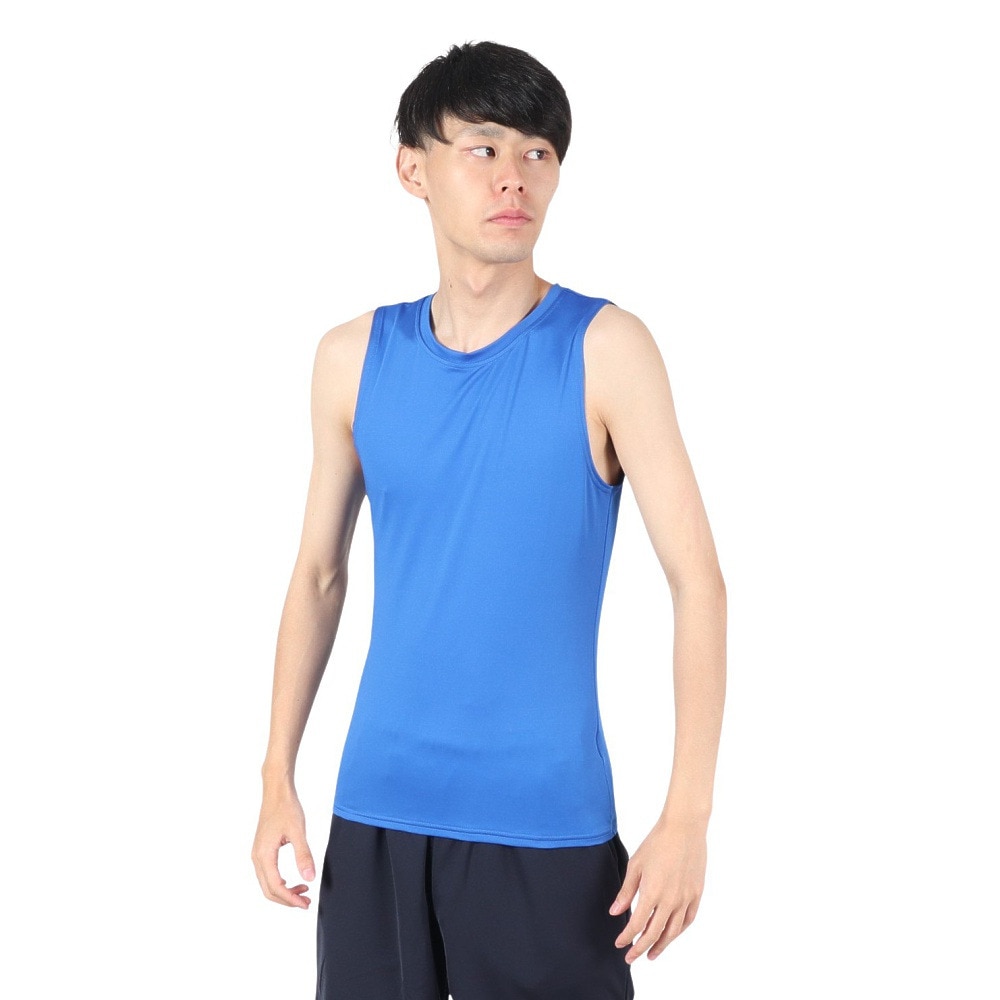 デュアリグ（DUARIG）（メンズ）【新商品】サッカーウェア ドライプラス ストレッチ丸首ノースリーブ 3S0001-SCWR-741ES BLU