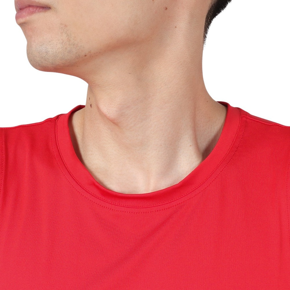 デュアリグ（DUARIG）（メンズ）【新商品】サッカーウェア ドライプラス ストレッチ丸首ノースリーブ 3S0001-SCWR-741ES RED