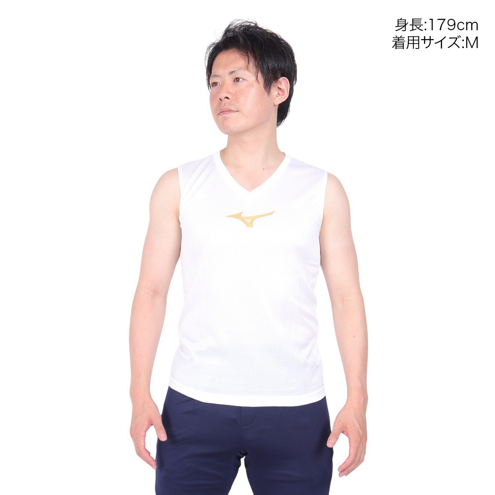 ミズノ（MIZUNO）（メンズ、レディース）サッカーウェア インナーシャツ Vネック P2MAB05084 速乾