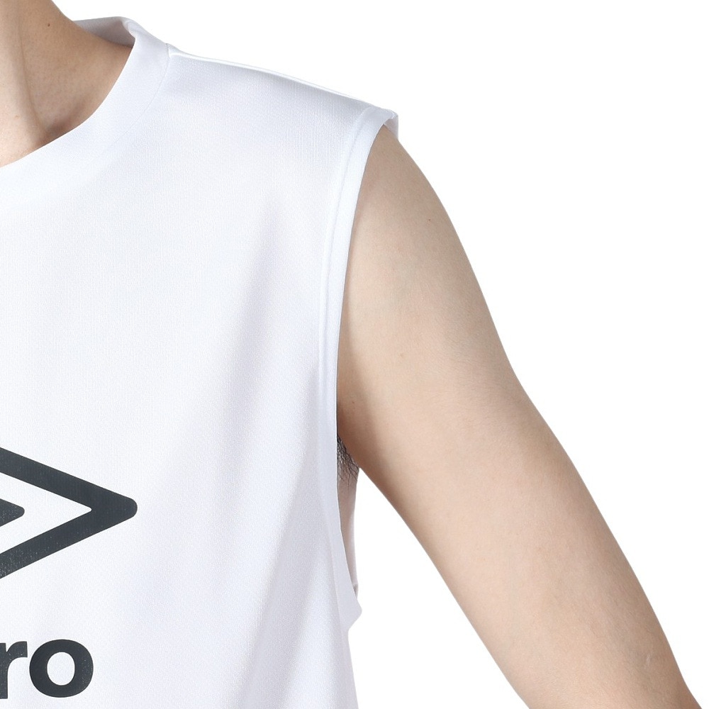 アンブロ（UMBRO） サッカーウェア ノースリーブプラシャツ UUUXJA66 WHT 速乾