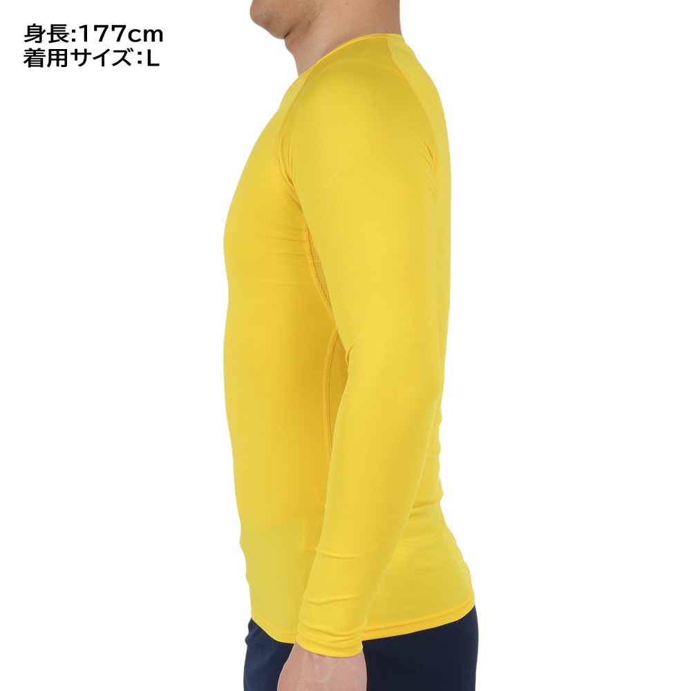 デュアリグ（DUARIG）（メンズ）サッカー ウェア メンズ サッカー 抗菌 高機能コンプレッションインナー 丸首 吸汗速乾 防臭 741D1ES5709 YEL 速乾