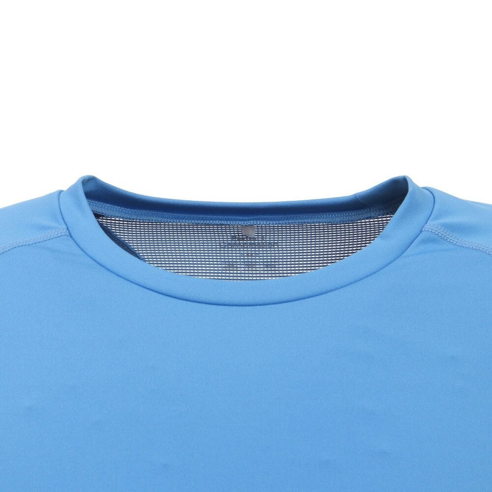 デュアリグ（DUARIG）（メンズ）サッカーウェア ドライプラス抗菌ストレッチ丸首長袖Tシャツ 741D1ES5709 SAX 速乾