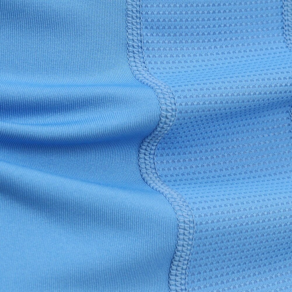 デュアリグ（DUARIG）（メンズ）サッカーウェア ドライプラス抗菌ストレッチ丸首長袖Tシャツ 741D1ES5709 SAX 速乾