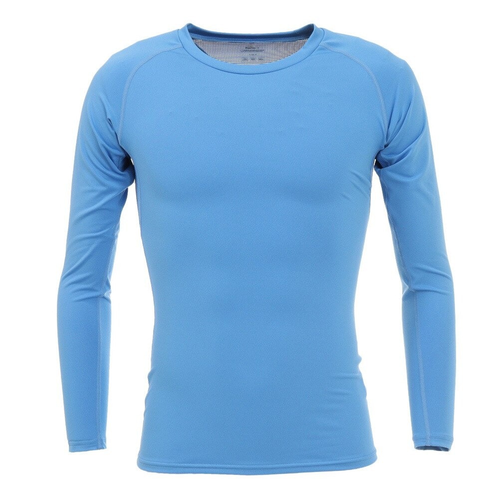 デュアリグ（DUARIG）（メンズ）サッカーウェア ドライプラス抗菌ストレッチ丸首長袖Tシャツ 741D1ES5709 SAX 速乾