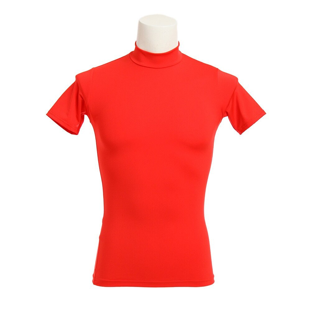  【多少の傷汚れありの為大奉仕】サッカー ウェア ストレッチハイネックシャツ 741G6ES2952 RED 