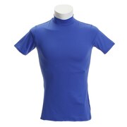 デュアリグ（DUARIG）（メンズ）サッカー ウェア メンズ トレッチ ハイネックシャツ 741D7ES3037 BLU インナー アンダー シャツ 半袖