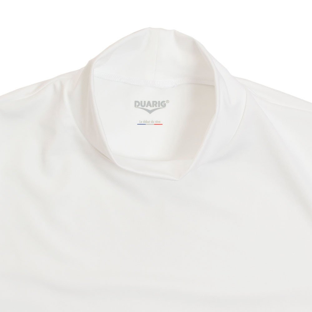 デュアリグ サッカー ウェア メンズ ストレッチハイネックシャツインナーシャツ 741d7es3037 Wht インナー アンダーシャツ スポーツ用品はスーパースポーツゼビオ