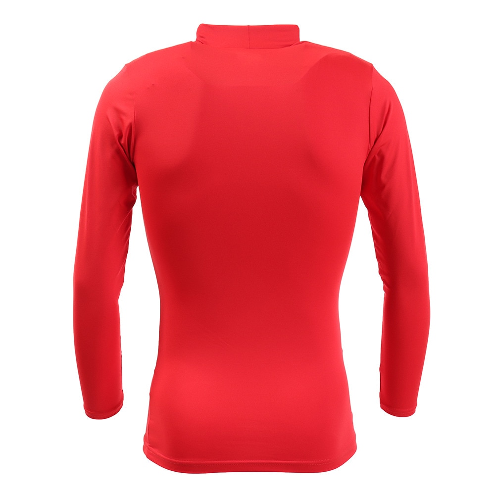 PG（メンズ）サッカー ウェア メンズ ストレッチハイネックシャツ 741PG9ES4522 RED インナー アンダー シャツ 長袖★★★