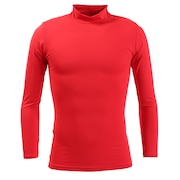 PG(メンズ)サッカー ウェア メンズ ストレッチハイネックシャツ 741PG9ES4522 RED インナー アンダー シャツ 長袖