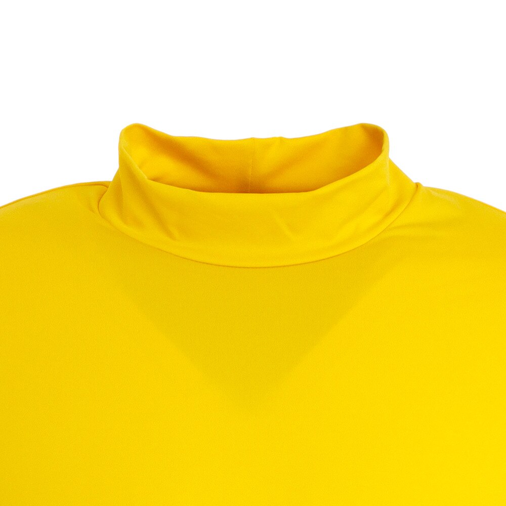 PG（メンズ）サッカー ウェア メンズ ストレッチハイネックシャツ 741PG9ES4522 YEL インナー アンダー シャツ 長袖★★★