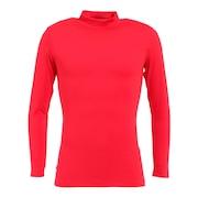 パフォーマンスギア（PG）（メンズ）サッカー ウェア メンズ ストレッチハイネック長袖シャツ 741PG9ES4522 RED インナー アンダーシャツ