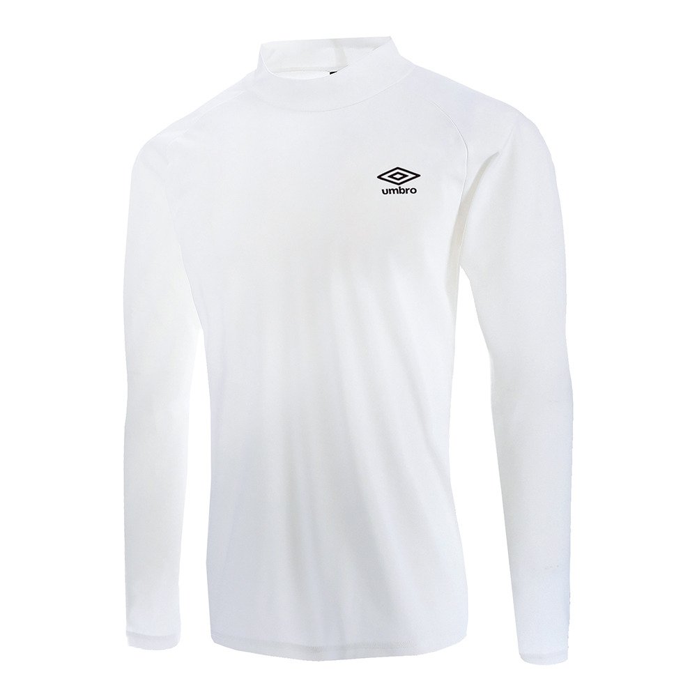 サッカーウェア ストレッチハイネックインナー Uuuqjm04 Wht アンブロ スポーツ用品はスーパースポーツゼビオ