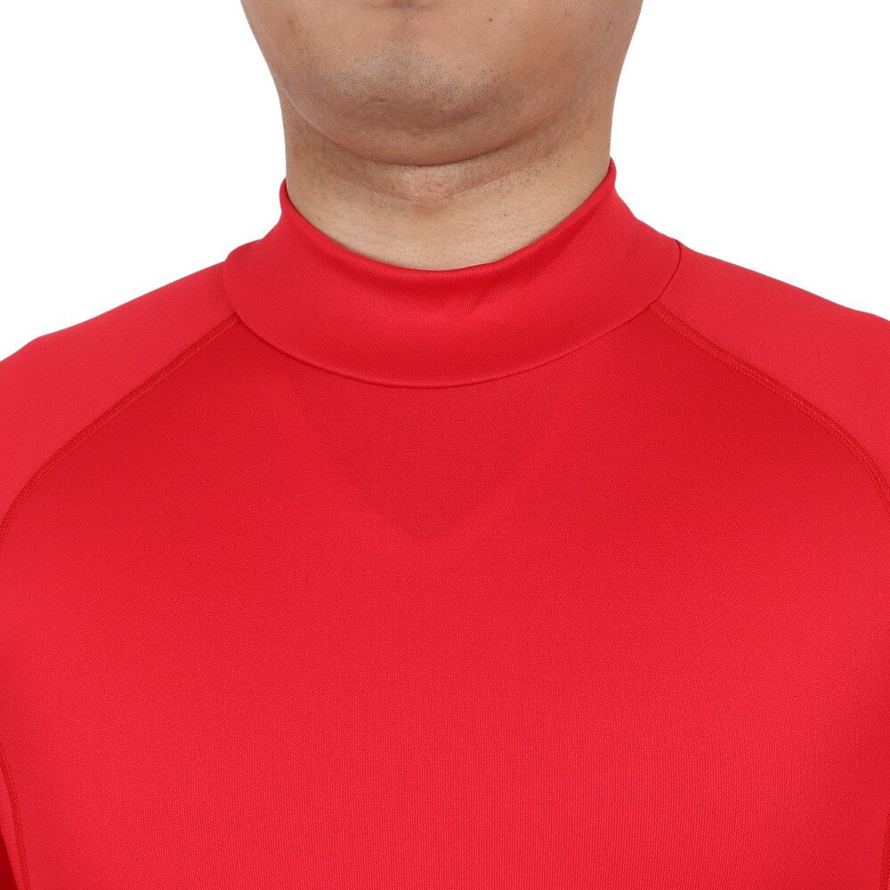 デュアリグ（DUARIG）（メンズ）サッカーウェア ヒートクロス BAハイネック長袖シャツ 741D1ES6909RED