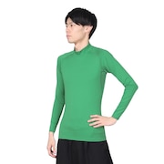 (メンズ)サッカーウェア ドライプラス抗菌ストレッチハイネック長袖シャツ 741D1ES5708 GRN 速乾