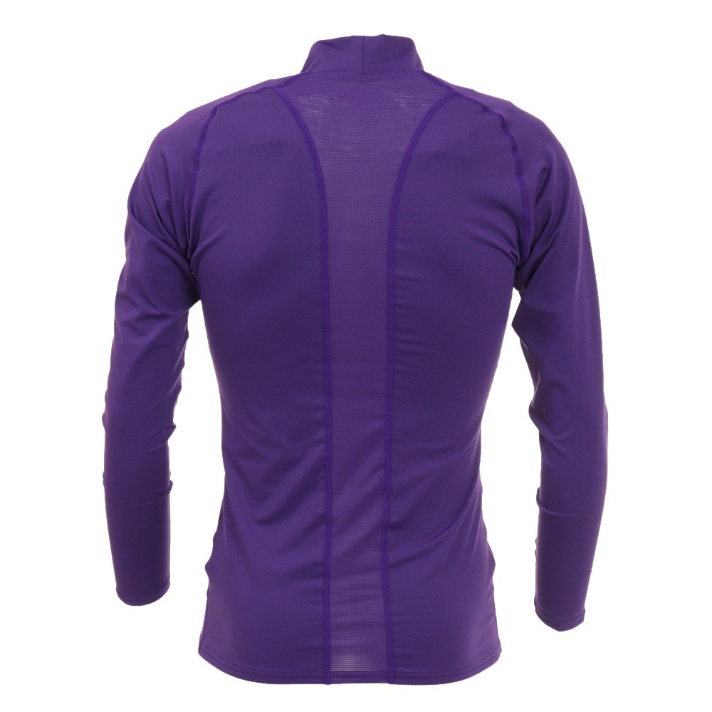 デュアリグ（DUARIG）（メンズ）サッカーウェア ドライプラス抗菌ストレッチハイネック長袖Tシャツ 741D1ES5708 PUL 速乾