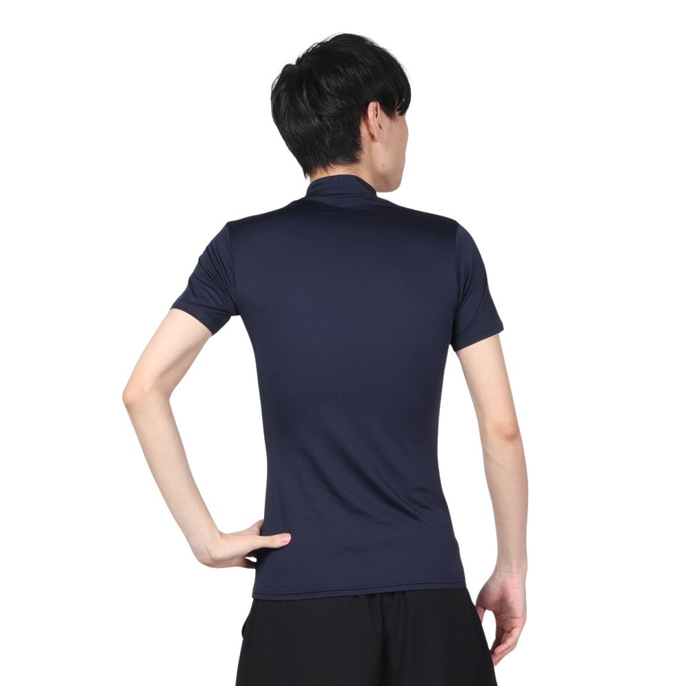 デュアリグ（DUARIG）（メンズ）サッカーウェア ドライプラス ストレッチハイネック半袖 3S0003-SCWR-741ES NVY 速乾