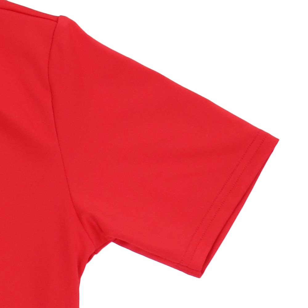 PG（メンズ）サッカー ウェア メンズ ストレッチ ハイネック 半袖 インナーシャツ 741PG9ES4524 RED