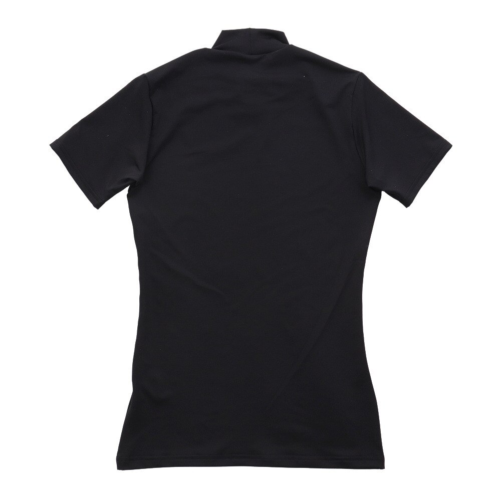 PG（メンズ）サッカー ウェア メンズ ストレッチハイネック半袖シャツ 741PG9ES4524 BLK インナー アンダーシャツ