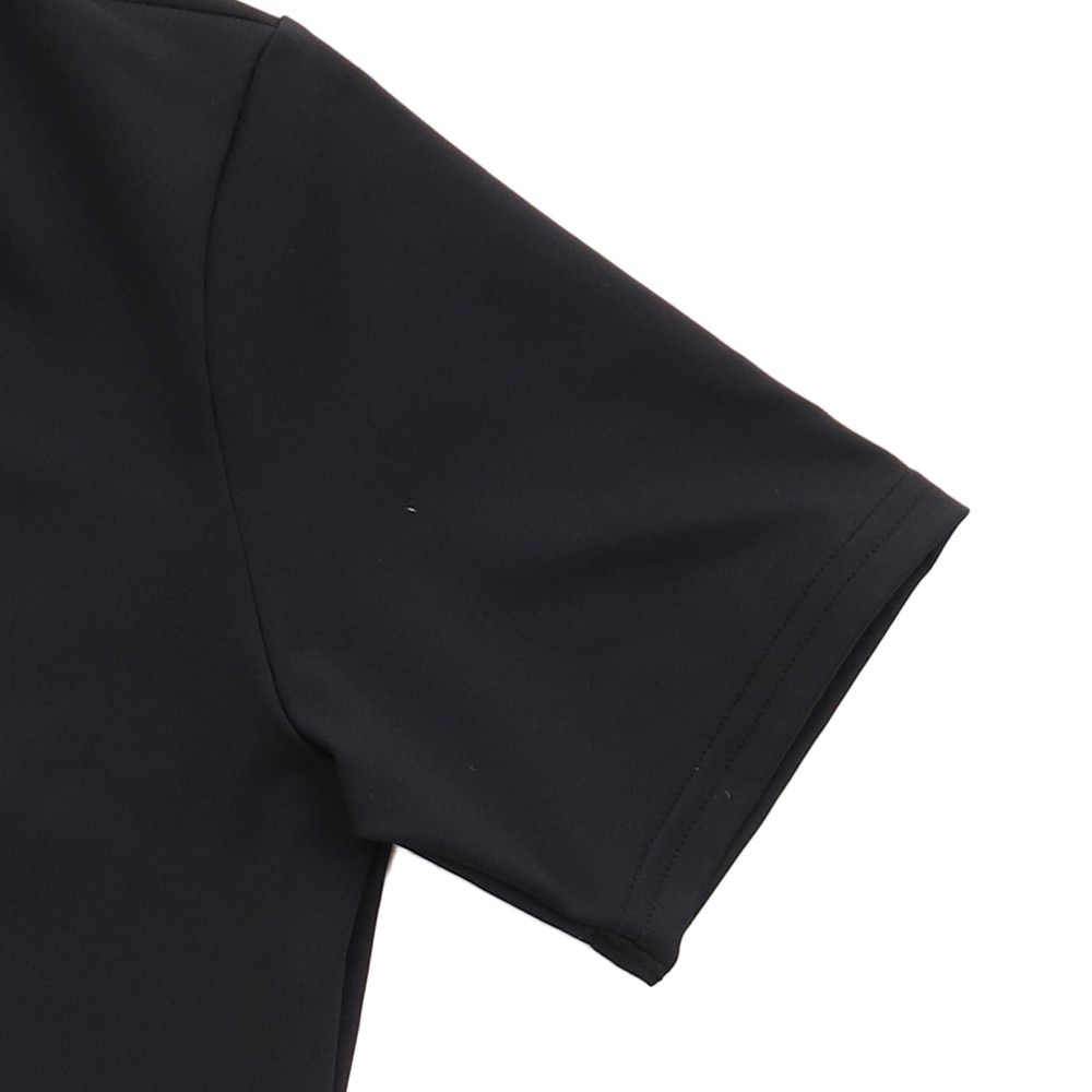 PG（メンズ）サッカー ウェア メンズ ストレッチハイネック半袖シャツ 741PG9ES4524 BLK インナー アンダーシャツ