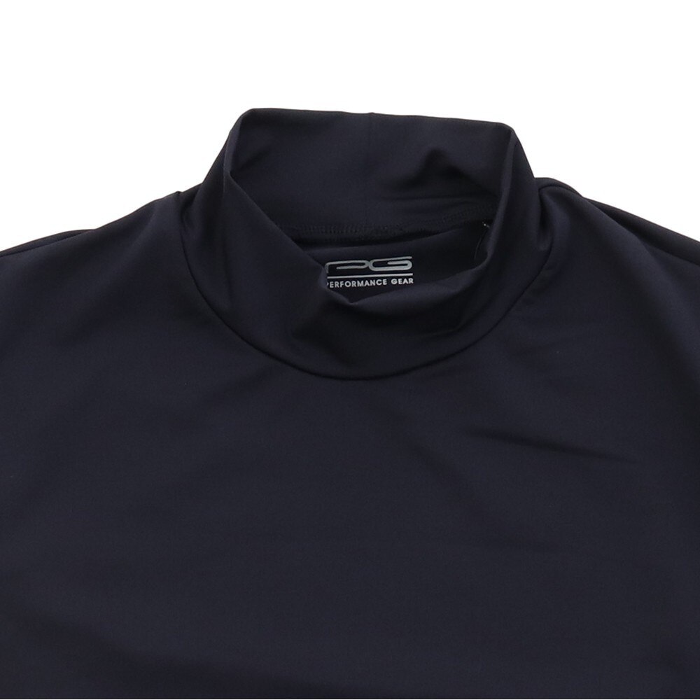 PG（メンズ）サッカー ウェア メンズ ストレッチハイネック半袖シャツ 741PG9ES4524 NVY インナー アンダーシャツ