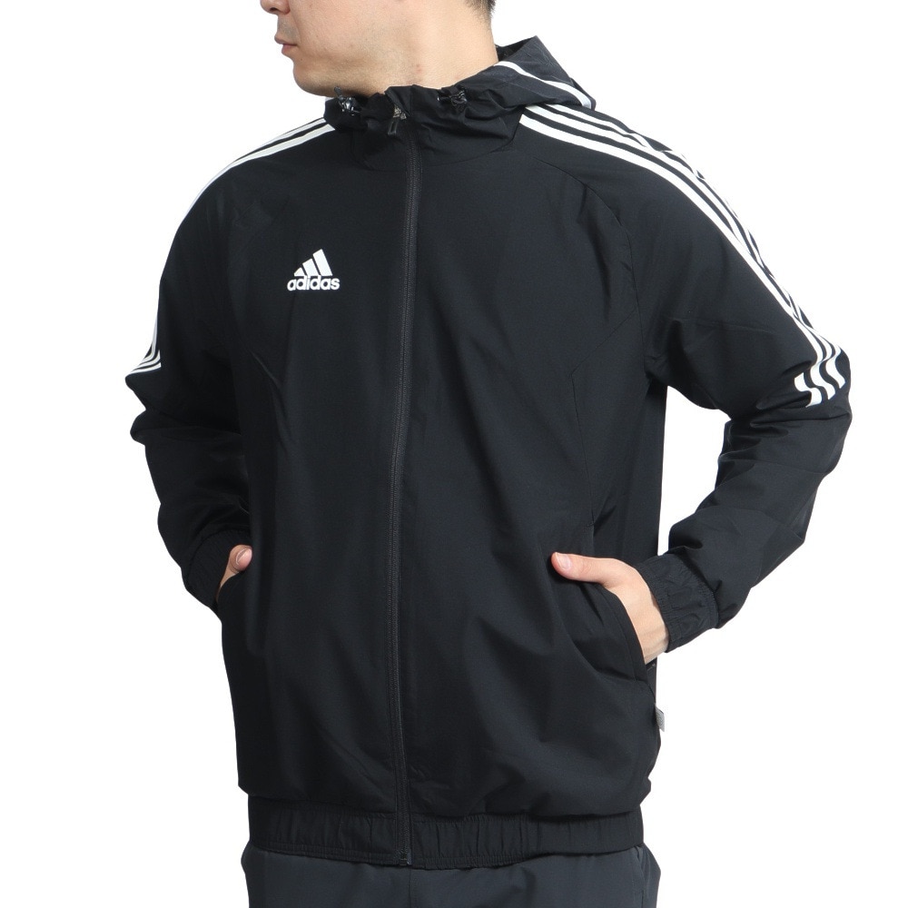 アディダス（adidas）（メンズ）サッカーウェア Condivo 22 オールウェザー ジャケット KMG02-H21268