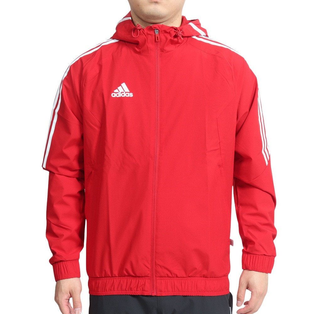 アディダス（adidas）（メンズ）サッカーウェア Condivo 22 オールウェザー ジャケット KMG02-HD2292